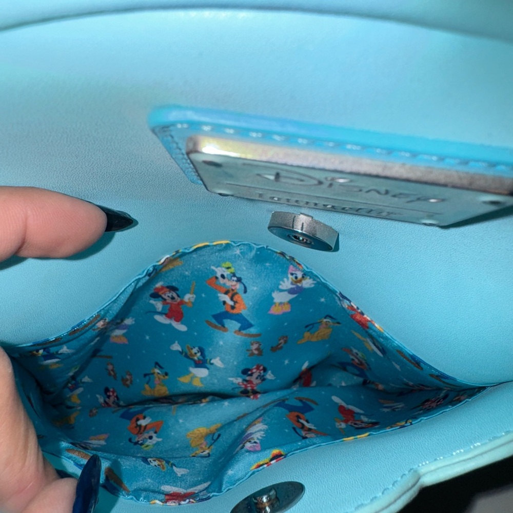 Loungefly Blue Disney Backpack - Picture 4 of 4